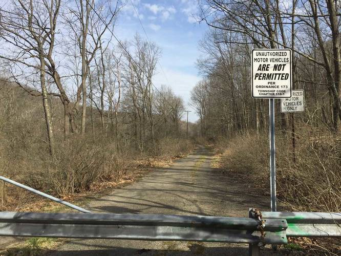 a road with a sign on it